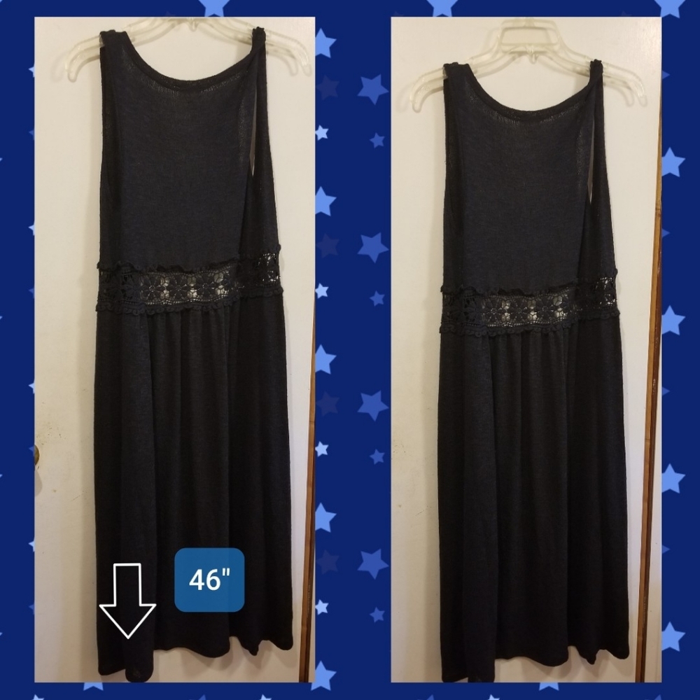 Very long sweater/duster/Vest... Blue 💙 small